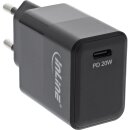 InLine® USB PD Charger Single USB Type-C, Power Delivery, 20W, black