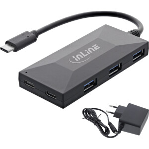 InLine® USB 3.2 Gen 1 OTG Hub, USB-C zu 3 Port USB-A...