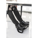 InLine® foot rest, ergonomic, black