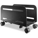 InLine® PC-Trolley, Rolling support for computer cases, max 10kg, black