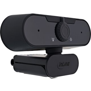 InLine® Webcam FullHD 1920x1080/30Hz mit Autofokus, USB Typ-C Anschlusskabel