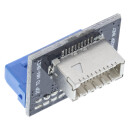 InLine® USB 3.0 zu USB 3.1 Frontpanel Key-B Adapter intern