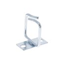 InLine® Cable bracket, metal, zinc plated, 40x40mm