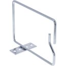 InLine® Cable bracket, metal, zinc plated, opening short side, 140x100mm