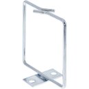 InLine® Cable bracket, metal, zinc plated, 80x80mm