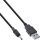 InLine® USB DC Stromadapterkabel, USB A Stecker zu DC 3,5x1,35mm Hohlstecker, schwarz, 1m