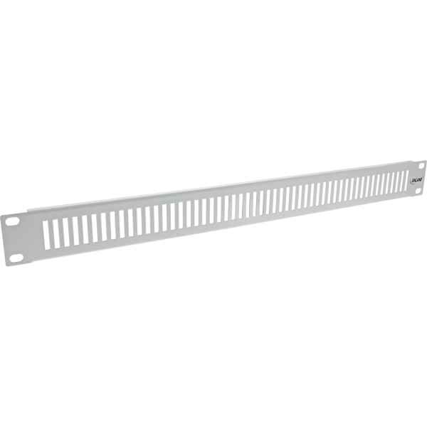 InLine® 19" blind panel perforated, 1U, RAL 7035 grey