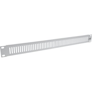 InLine® 19" blind panel perforated, 1U, RAL 7035 grey