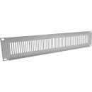 InLine® 19" blind panel perforated, 2U, RAL 7035 grey
