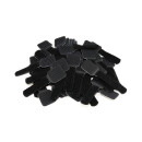 Label-the-Cable Wall, LTC PRO 3110, self-adhesive hook-and-loop cable supports, 50 pcs black