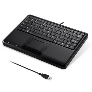 Perixx PERIBOARD-510 H PLUS US, mini USB keyboard,...