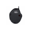 Perixx PERIMICE-517, Ergonomic trackball mouse, USB cable, black