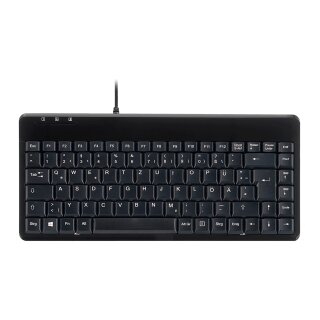 Perixx PERIBOARD-409 U, DE, mini USB keyboard, black