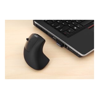 PERIMICE-713 L - Wireless Left-Handed Ergonomic Vertical Mouse