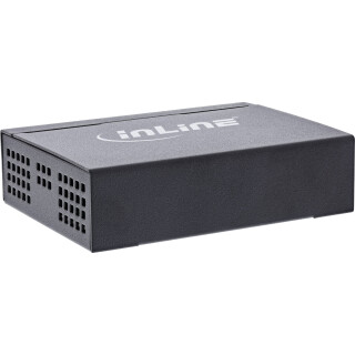 InLine Gigabit Network Switch 5-port, 1Gb/s, Desktop, metal case, fanless