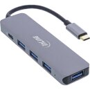 InLine® USB 3.2 USB-C Multi Hub (4x USB-A 5Gb/s +...