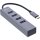 InLine® USB 3.2 Gen.1 Type C hub (4x USB-A 5Gbps), OTG, metal case