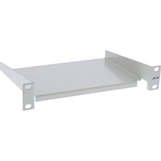 InLine® 10" Shelf, 160mm, 10kg, 1U, RAL 7035 grey