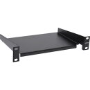 InLine® 10 Shelf, 160mm, 10kg, 1U, RAL 9005 black
