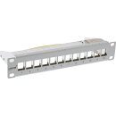InLine® 10" Patchpanel empty panel 12-way, for...