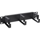 InLine® 10" Cable management panel, 3 brackets,...