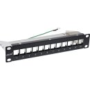 InLine® 10" Patchpanel empty panel 12-way, for...