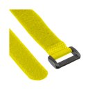 InLine® Cable Strips hook-and-loop 20 x 200mm 10 pcs. gelb