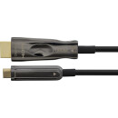 InLine® USB Display AOC Kabel, USB-C Stecker zu HDMI Stecker, 15m