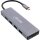 InLine® USB 3.2 USB-C Multi Hub (3x USB-A 5Gb/s + USB-C (PD 100W), Cardreader, HDMI 4K@30Hz), OTG, Metallgehäuse