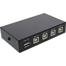 InLine® USB 2.0 switch manual, USB-A device to 4...