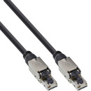 InLine® Patch cable, U/UTP, Cat.6A, halogen-free, AWG23 copper, black, 40m