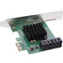 InLine® SATA 6Gb/s Controller with 4x SATA, PCIe 2.0