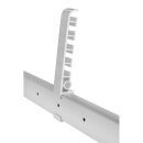InLine® Premium Aluminium Wandhalterung, für Flach-TV (37-80"), max. 70kg, weiß