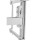 InLine® Premium Aluminium Wandhalterung, für Flach-TV (37-80"), max. 70kg, weiß