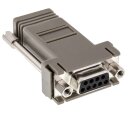 InLine® Adapter 9 Pin Sub-D female to RJ12 female