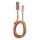 LC-Power LC-C-USB-Lightning-1M-3 (MFI) USB A zu Lightning Kabel, Regenbogen-Glitzer, 1m