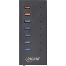 InLine® USB 3.2 Gen.1 7 Port Hub Aluminium Case with...