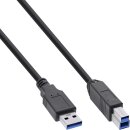 InLine® USB 3.2 Gen.1 Hub, 7 Port, Aluminiumgehäuse, schwarz, mit 2,5A Netzteil