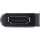 InLine® Multifunctional Hub USB 3.2 Gen.1, 2x USB-A 5Gbps + HDMI 4K/30Hz + USB Type-C PD 87W, aluminium, grey