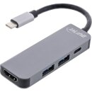InLine Multifunktions-Hub USB 3.2 Gen.1, 2x USB-A 5Gb/s...