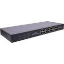 InLine® Gigabit Netzwerk Switch 24-Port, 1Gb/s, 19" 1HE, Metall, lüfterlos