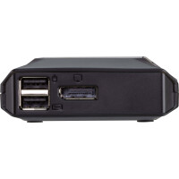 ATEN US3312 2-Port USB-C 4K DisplayPort KVM-Switch with Remote