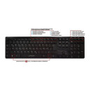 LC-Power LC-KEY-5B-ALU, Aluminium-Tastatur im Slim-Design, USB, schwarz