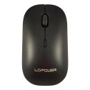 LC-Power LC-M720BW, optical 2.4GHz USB wireless mouse, black