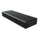 LC-Power LC-M2-C-MULTI M.2-SSD-Gehäuse (NVMe & SATA), USB 3.2 Gen.2x1, schwarz