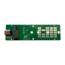 LC-Power LC-M2-C-MULTI M.2-SSD-Gehäuse (NVMe & SATA), USB 3.2 Gen.2x1, schwarz