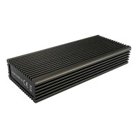 LC-Power LC-M2-C-NVME-2X2 M.2-NVMe-SSD-Gehäuse, USB 3.2 Gen.2x2, schwarz