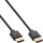 InLine® Slim Ultra High Speed HDMI Cable M/M 8K4K gold plated black 0.5m