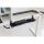 InLine® Cable guide/shelf for under-table mounting, black