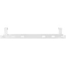 InLine® Cable guide/shelf for under-table mounting, white